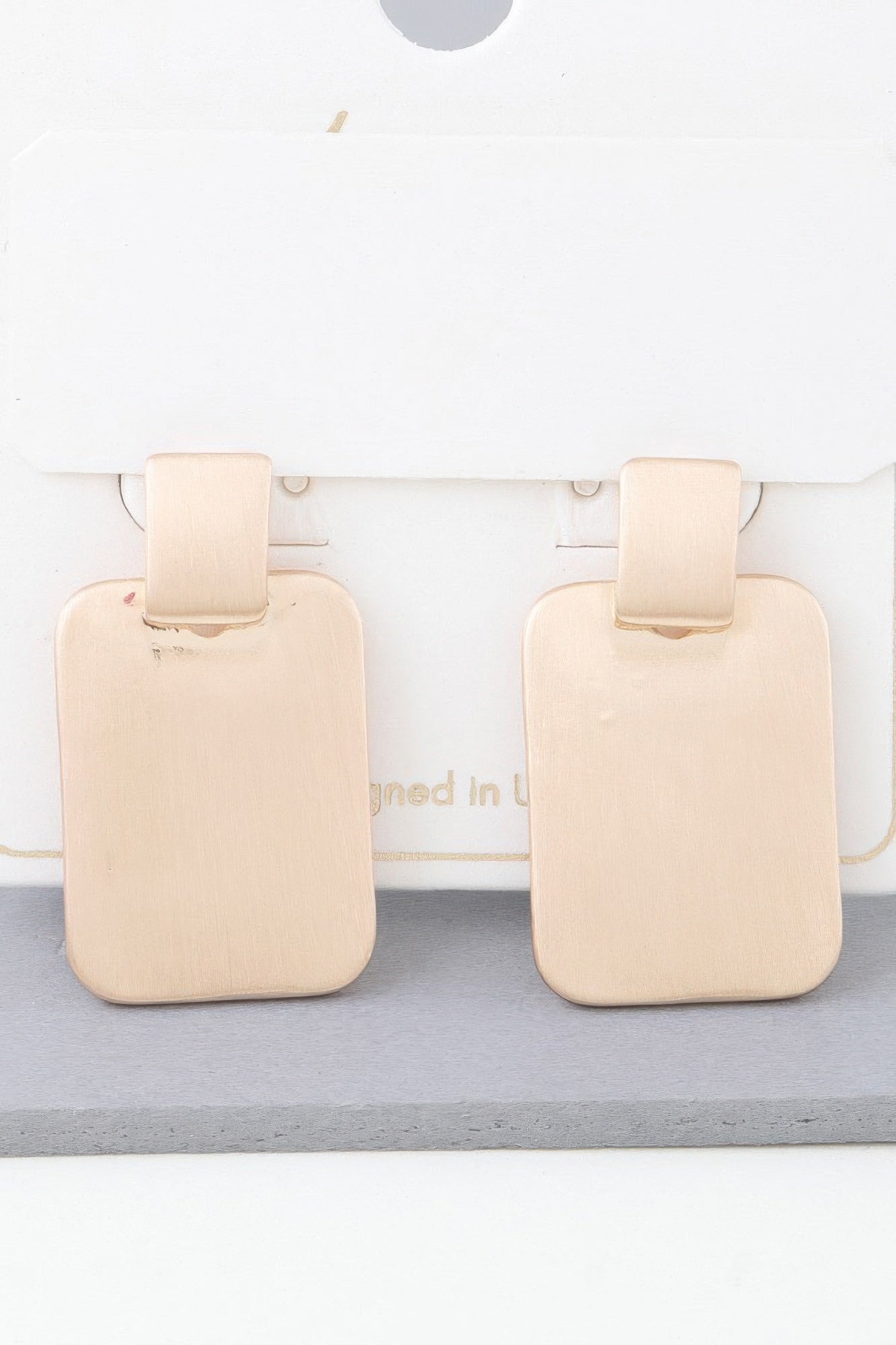 Modern Flat Cubic Earrings | Mixtshop LLC