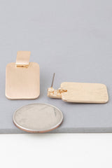 Modern Flat Cubic Earrings | Mixtshop LLC