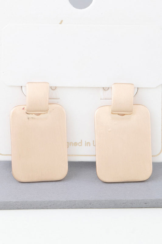 Modern Flat Cubic Earrings | Mixtshop LLC