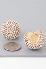 Bejeweled Rhinestone Disco Earrings | Mixtshop LLC