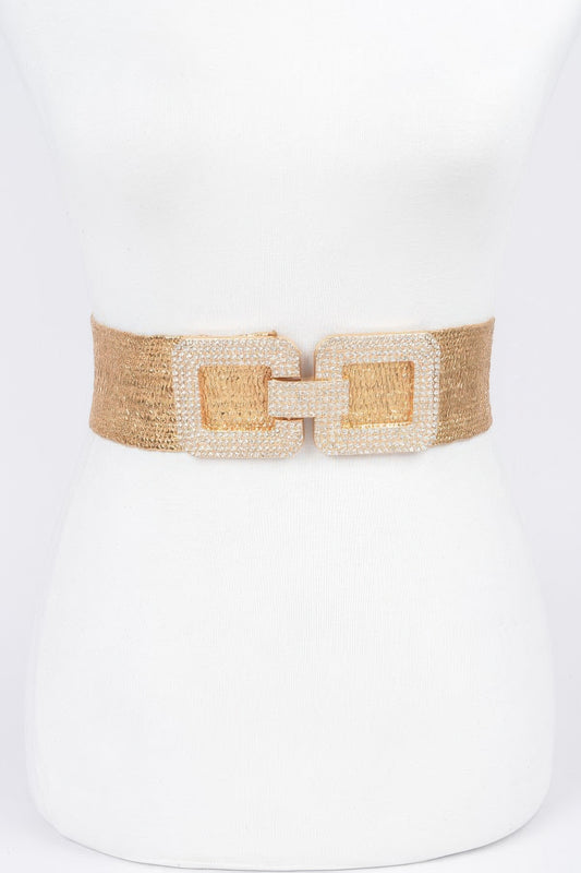 Rhinestone Elastic Belt | Mixtshop LLC