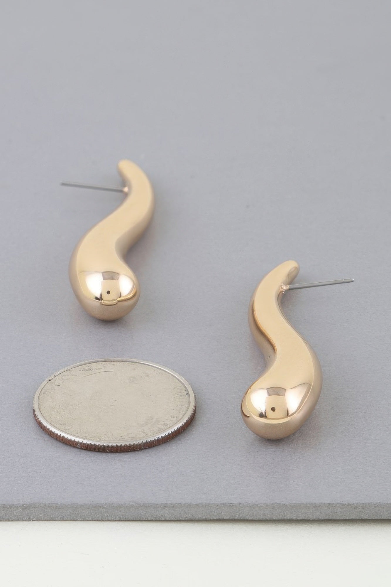 Abstract Wave Teardrop Earrings | Mixtshop LLC