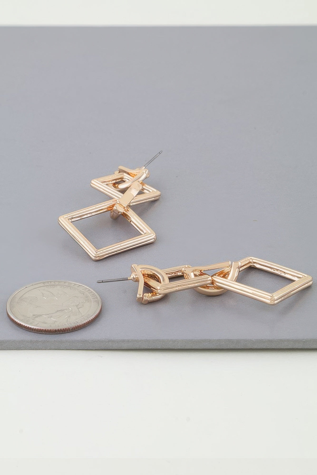 Diamond Chain Drop Earrings | Mixtshop LLC