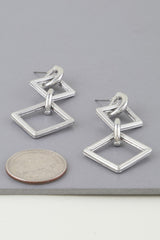 Diamond Chain Drop Earrings | Mixtshop LLC