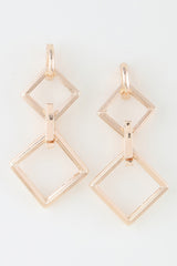 Diamond Chain Drop Earrings | Mixtshop LLC