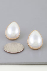 Modest Pearl Teardrop Earrings | Mixtshop LLC