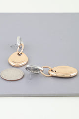 Shiny Plate Chain Drop Earrings | Mixtshop LLC