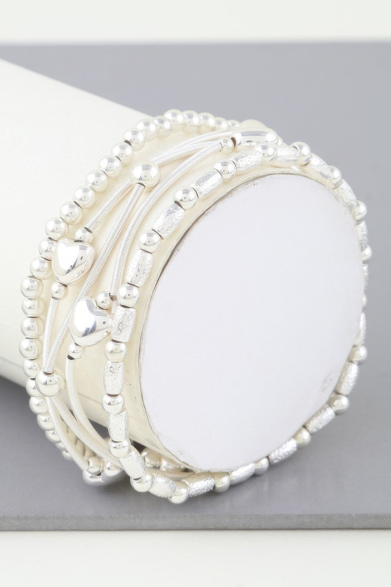 Multi Heart Coil Beaded Bracelet | Mixtshop LLC