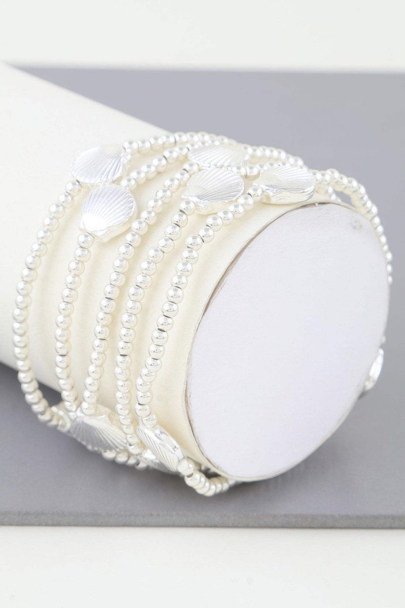 Shiny Seashell Beaded Bracelet | Mixtshop LLC