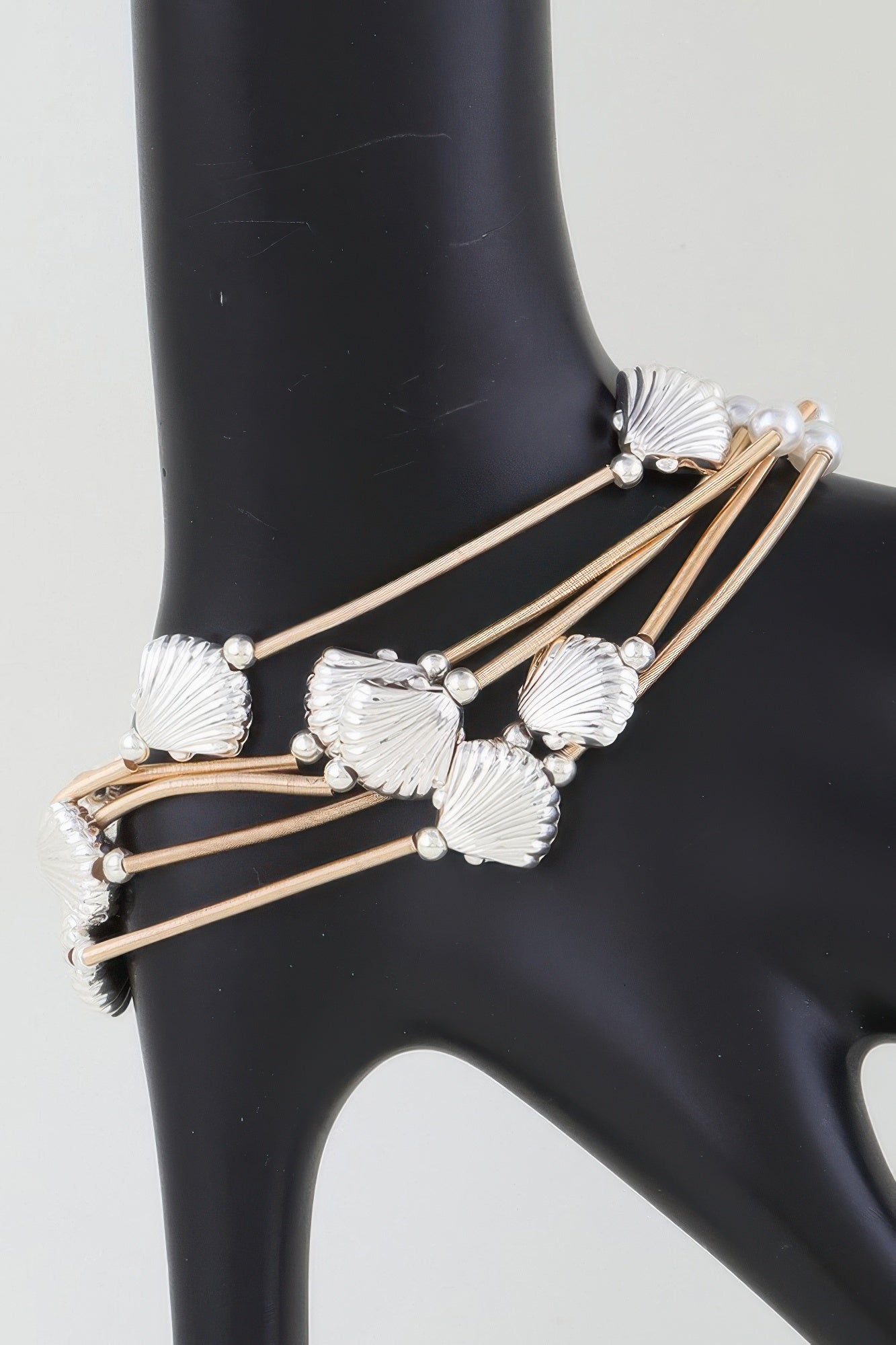 Multi Seashell Coil Bracelet | Mixtshop LLC