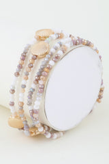 Multi Seashell Beaded Bracelet | Mixtshop LLC