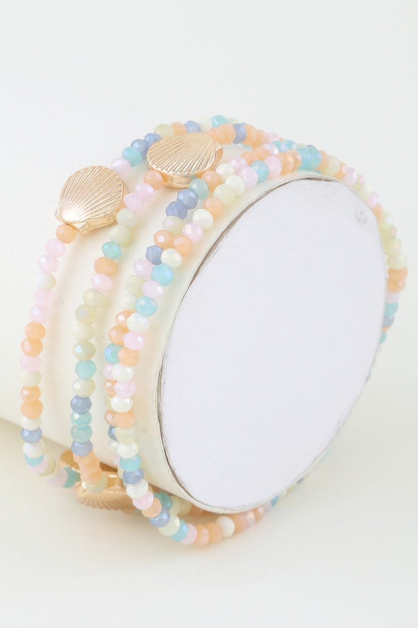 Multi Seashell Beaded Bracelet | Mixtshop LLC