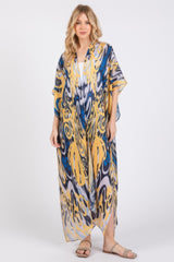 Boho Print Open Front Long Kimono | Mixtshop LLC