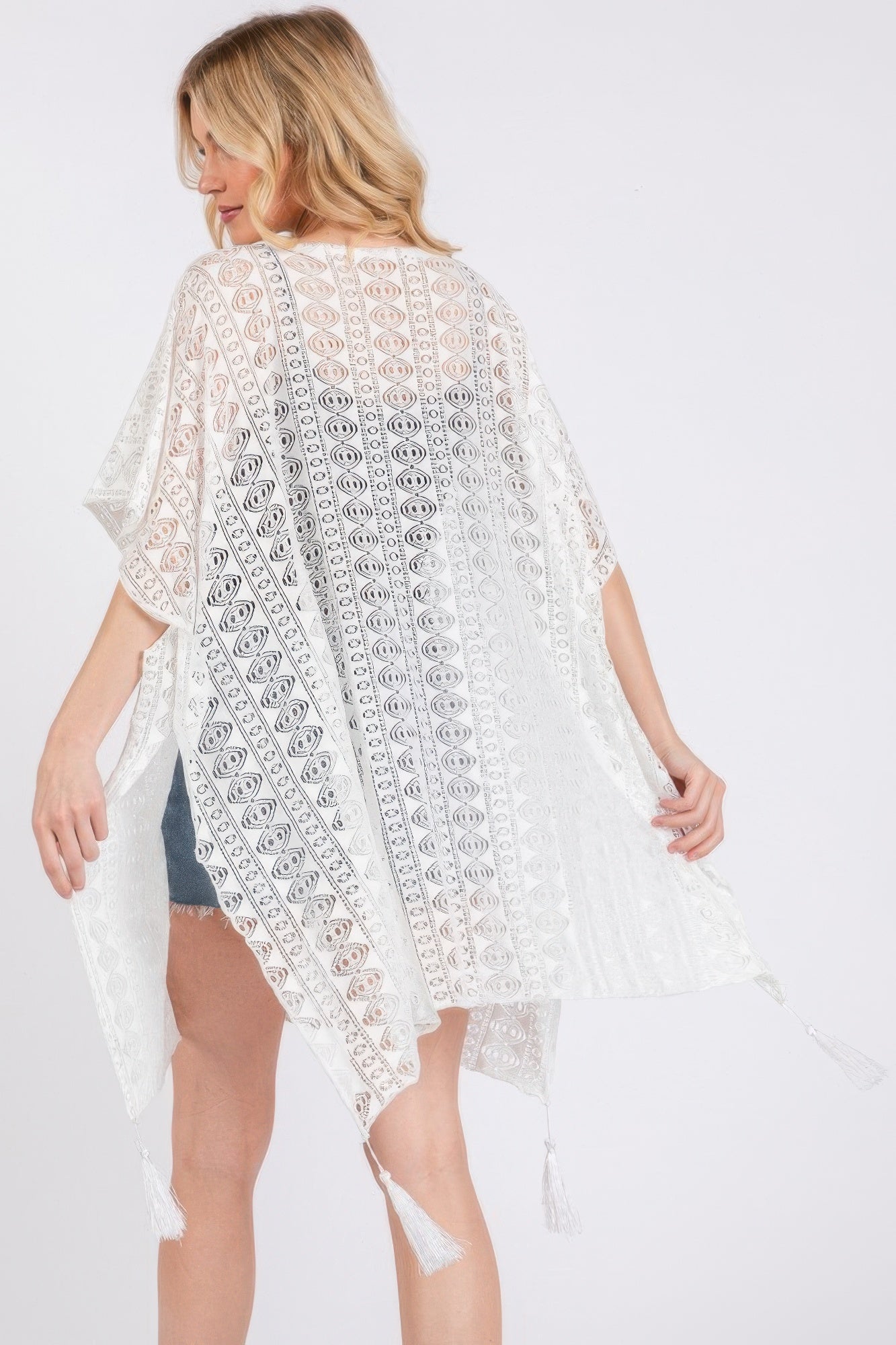 Crochet Lace Tassel Cover Up | Mixtshop LLC