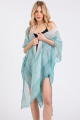 Striped Two Tone Cover Up Kimono | Mixtshop LLC