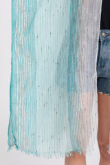 Striped Two Tone Cover Up Kimono | Mixtshop LLC