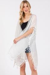 Crochet And Tassel Trim Cover Up | Mixtshop LLC