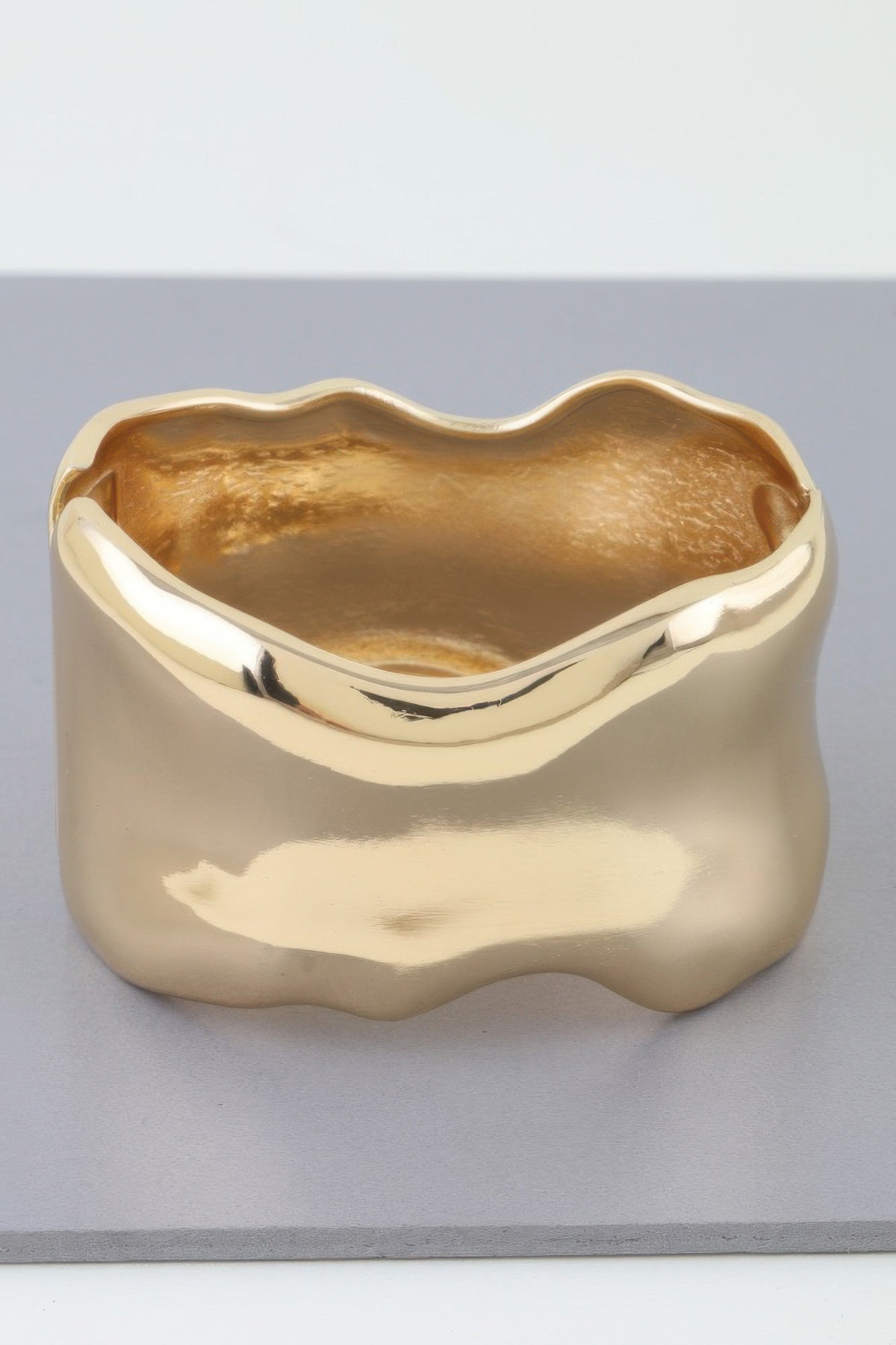 Shiny Ripple Cuff Bracelet | Mixtshop LLC