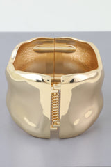 Shiny Ripple Cuff Bracelet | Mixtshop LLC