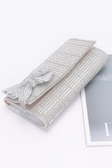 Rhinestone Party Clutch W/ Rhinestone Bow | Mixtshop LLC