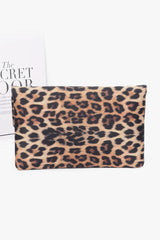 Nylon Leopard Metal Studded Clutch Bag | Mixtshop LLC