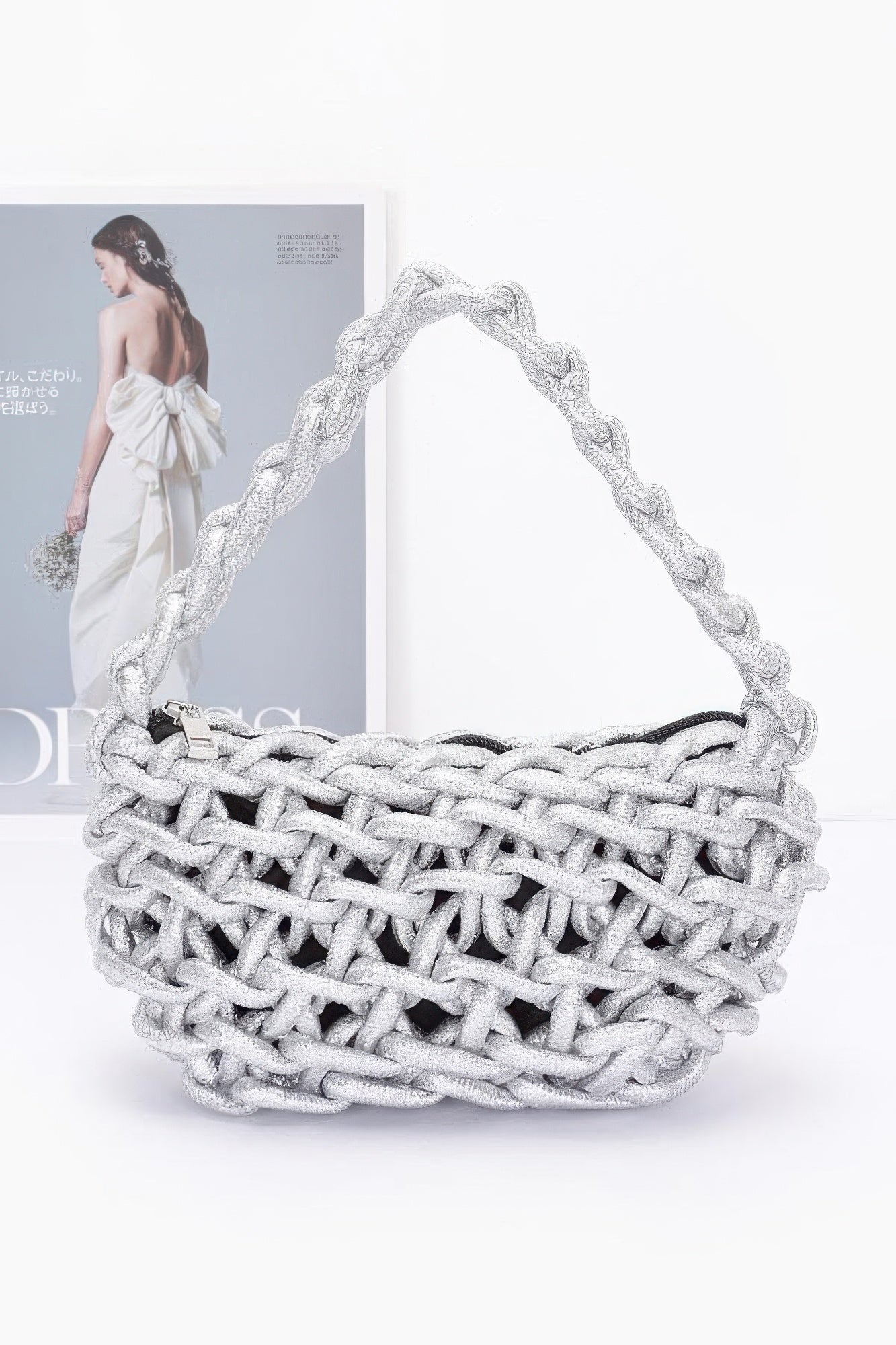Metallic String Handmade Tote Bag | Mixtshop LLC