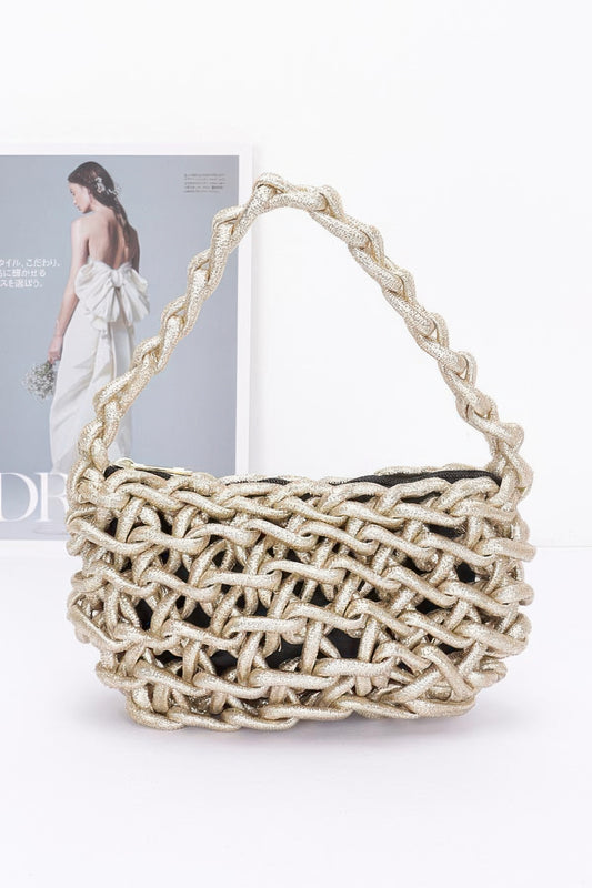 Metallic String Handmade Tote Bag | Mixtshop LLC