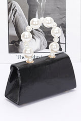 Metallic Pearl Handle Flap Bag | Mixtshop LLC
