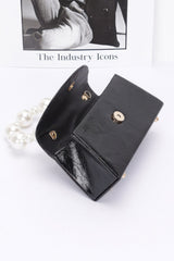 Metallic Pearl Handle Flap Bag | Mixtshop LLC
