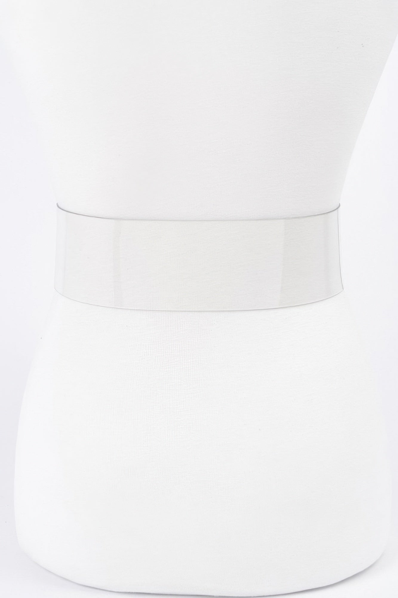 Rectangle Metal Buckle Clear Belt | Mixtshop LLC