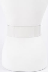 Rectangle Metal Buckle Clear Belt | Mixtshop LLC