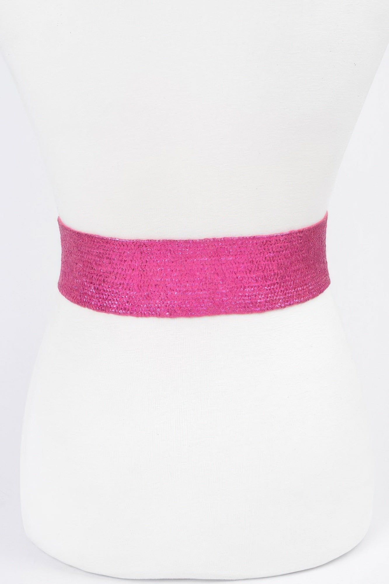 Multi Stone Metallic Straw Stretch Belt | Mixtshop LLC