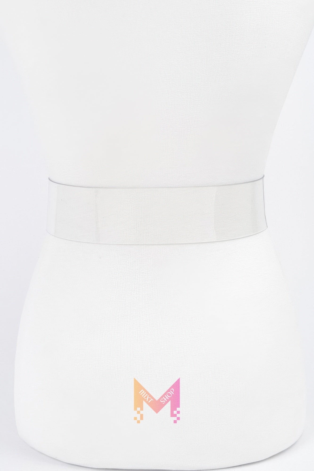 Stone Metal Buckle Clear Belt | Mixtshop LLC