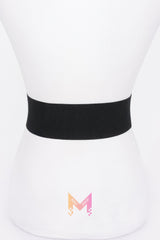 Faux Leather Metal Metal Buckle Stretch Belt | Mixtshop LLC
