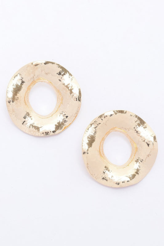 Metal Gold Dip Earring | Mixtshop LLC