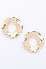 Metal Gold Dip Earring | Mixtshop LLC