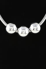 Triple Shiny Bead Statement Necklace | Mixtshop LLC