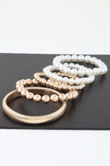 Multi Pearl Beaded Bracelet | Mixtshop LLC