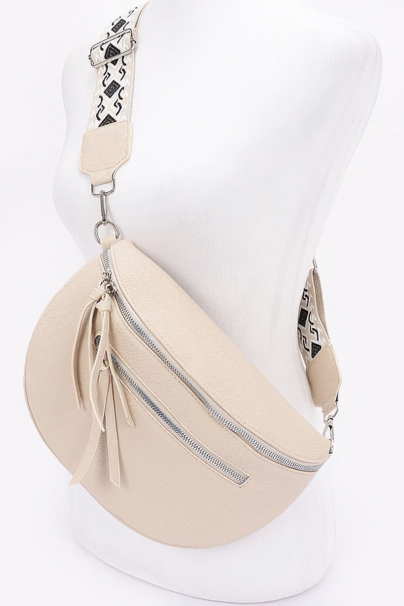 Faux Leather Crossbody Bag Belt | Mixtshop LLC
