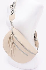 Faux Leather Crossbody Bag Belt | Mixtshop LLC