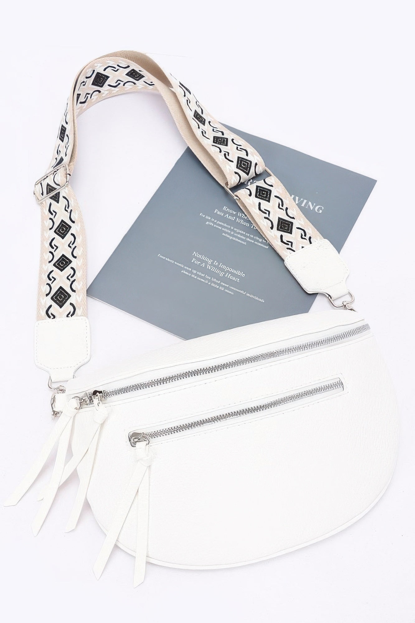 Faux Leather Crossbody Bag Belt | Mixtshop LLC