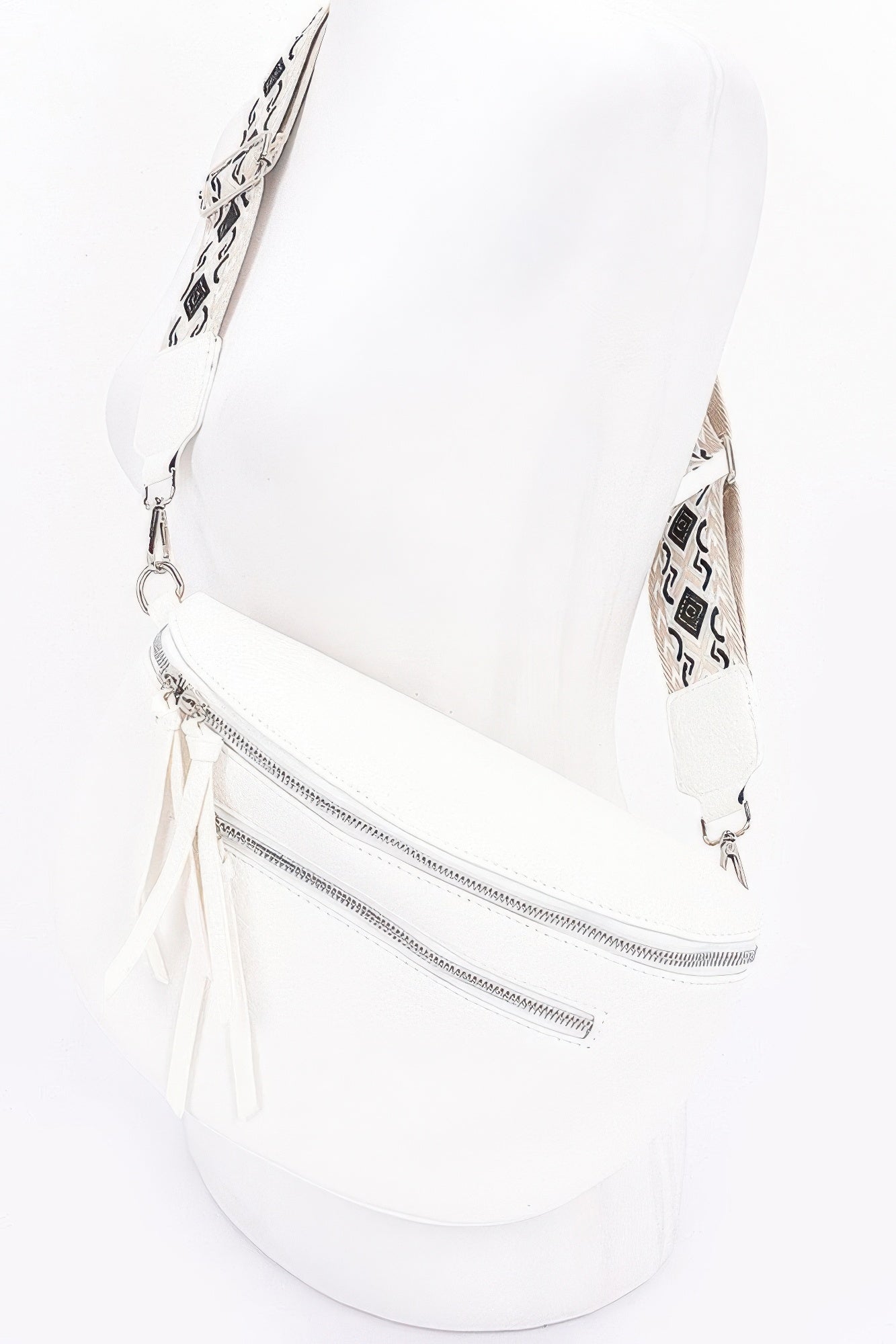 Faux Leather Crossbody Bag Belt | Mixtshop LLC