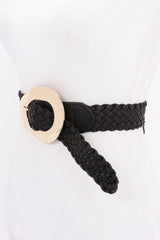 Metal Buckle Braided Belt | Mixtshop LLC