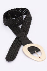 Metal Buckle Braided Belt | Mixtshop LLC