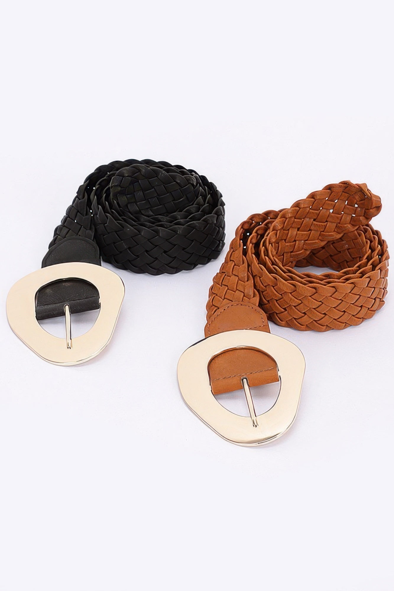 Metal Buckle Braided Belt | Mixtshop LLC