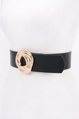 Metal Buckle Pu Belt | Mixtshop LLC