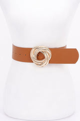 Metal Buckle Pu Belt | Mixtshop LLC