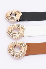 Metal Buckle Pu Belt | Mixtshop LLC