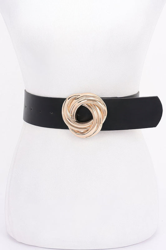 Metal Buckle Pu Belt | Mixtshop LLC
