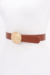 Metal Buckle Pu Belt | Mixtshop LLC